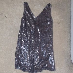 Silver dress from Forever 21